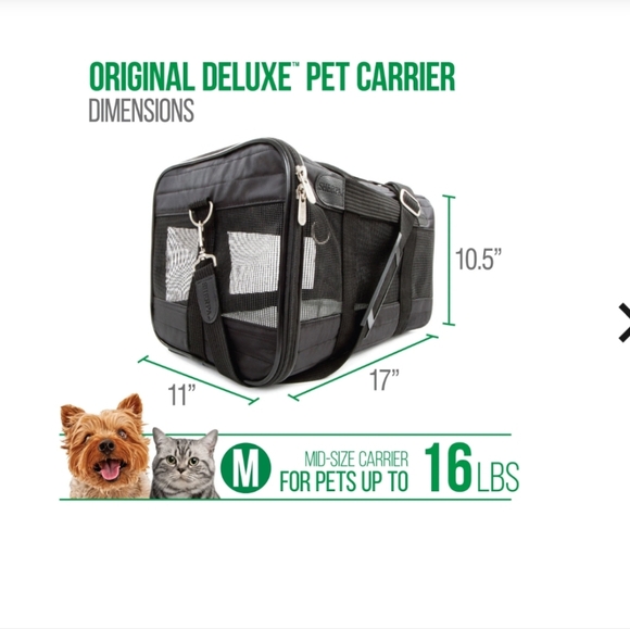 Sherpa Original Deluxe Travel Bag Pet Carrier- Medium - Picture 8 of 13